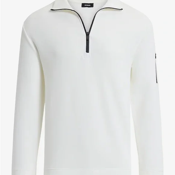 EXPRESS Men's NWT Quarter Zip Sweater - Picture 7 of 7
